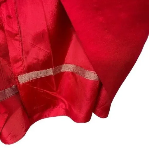 Vintage 1950's Mr. Blackwell Red Dress Size 4